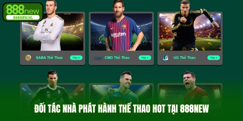 Đối tác nhà phát hành thể thao hot tại 888new